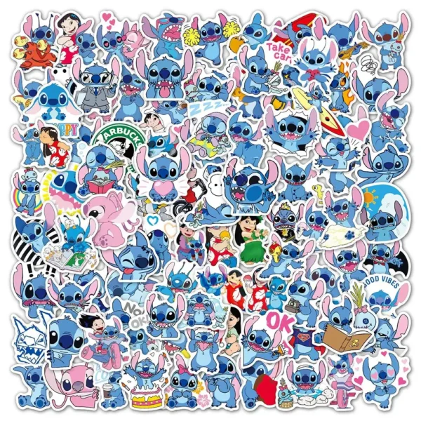 100 pegatinas stitch