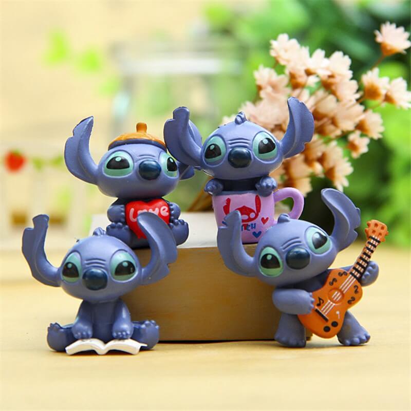 4 mini figuras stitch 4 mini figuras stitch