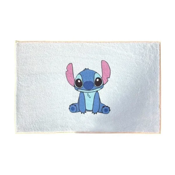 alfombra baño stitch caricatura