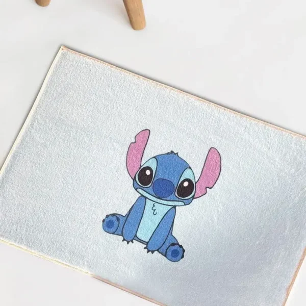 alfombra baño stitch caricatura