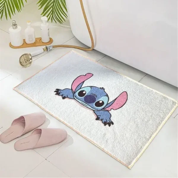 alfombra baño stitch elongación