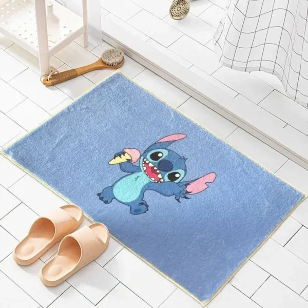 alfombra baño stitch hielo