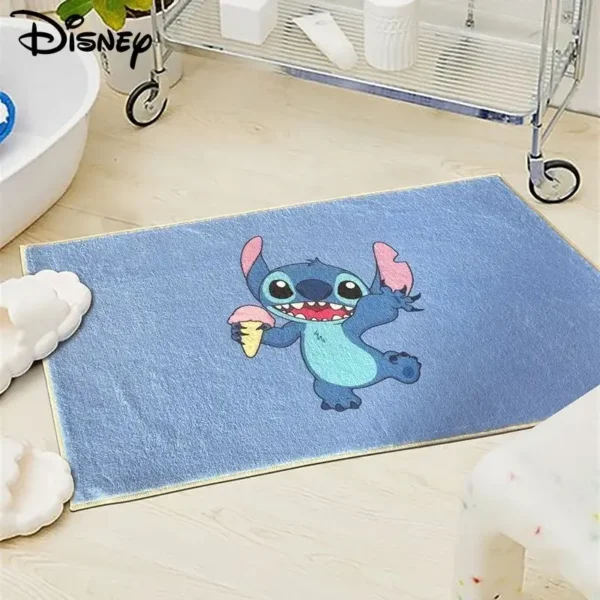 alfombra baño stitch hielo