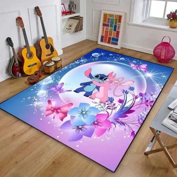 alfombra stitch ángel románticos
