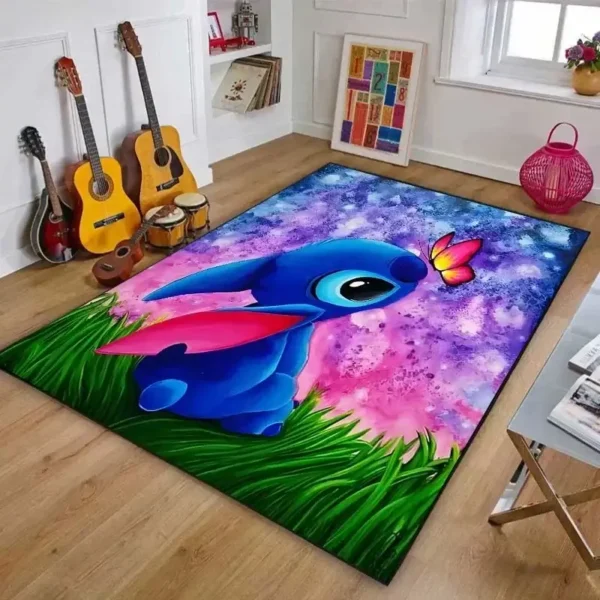 alfombra stitch mariposa