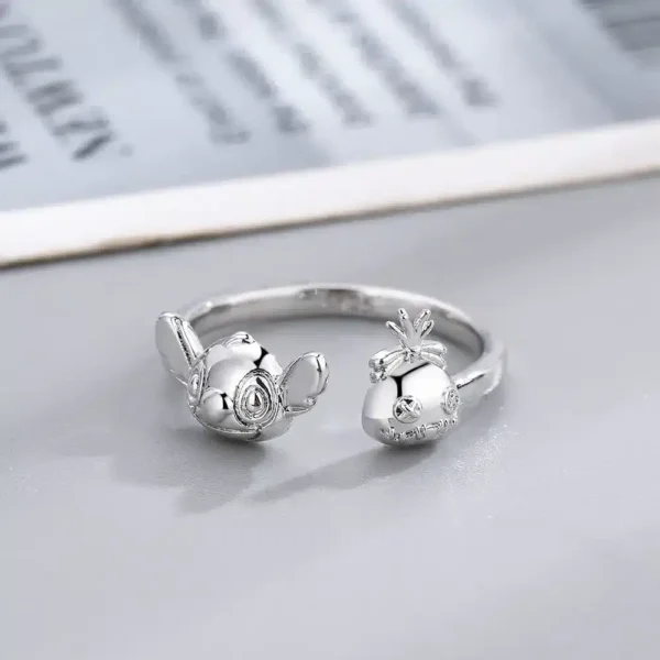 anillo plata stitch