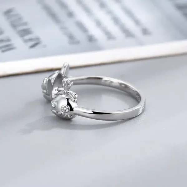 anillo plata stitch