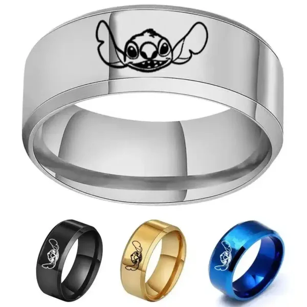anillo stitch acero