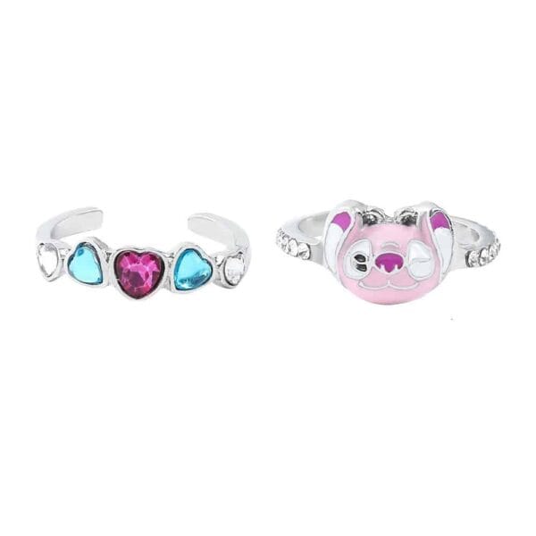 anillo stitch rosa