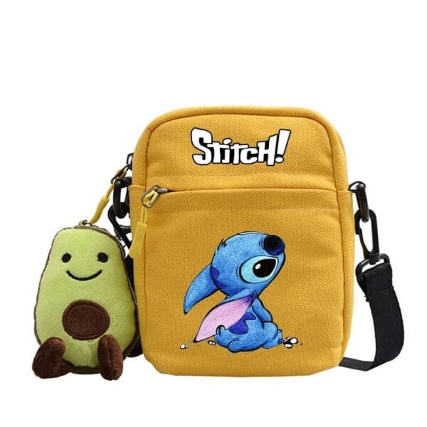 bolso amarillo stitch
