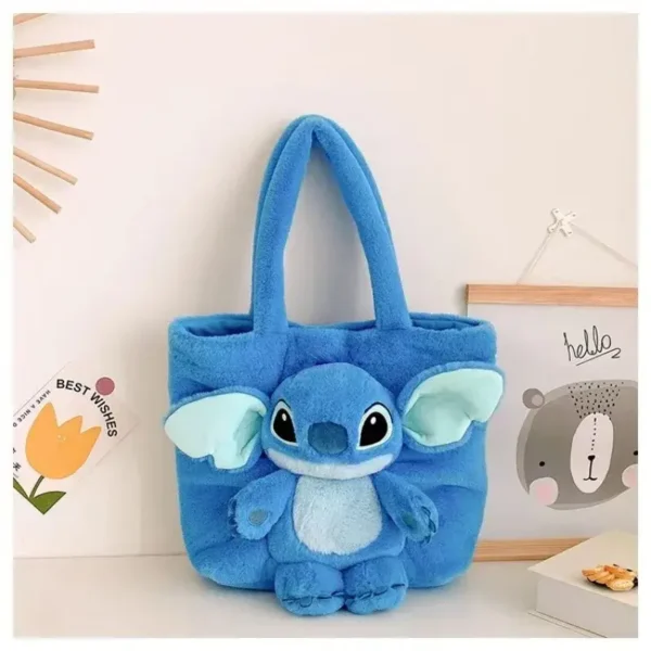 bolso de peluche stitch