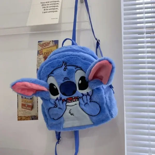 bolso peluche stitch