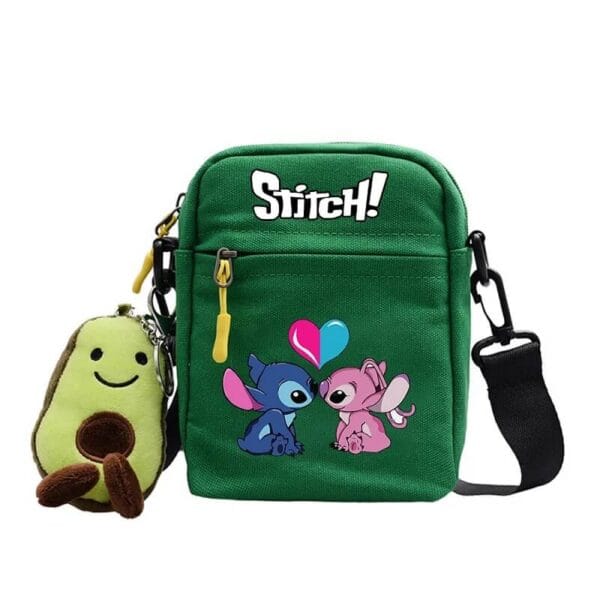 bolso verde stitch
