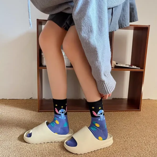 calcetines altos stitch