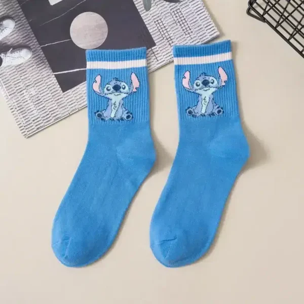 calcetines azules stitch