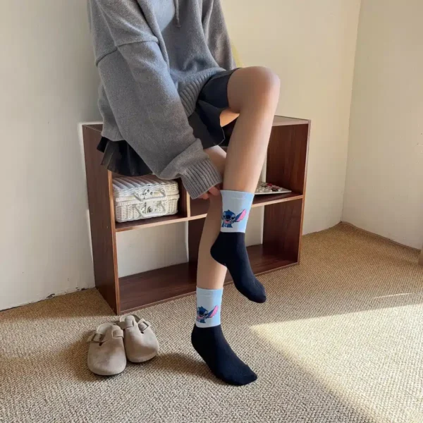 calcetines stitch azul