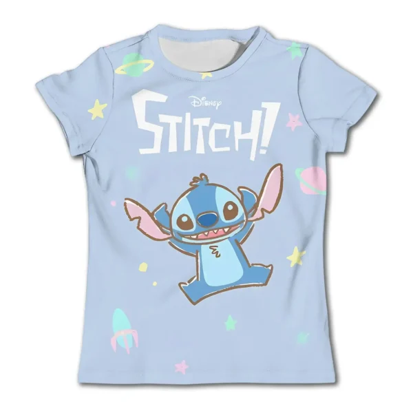 camiseta infantil stitch