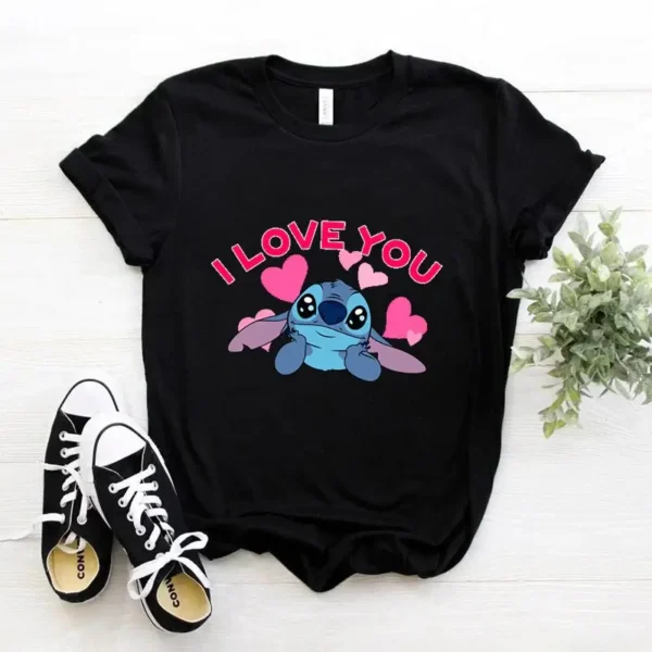 camiseta stitch i love you