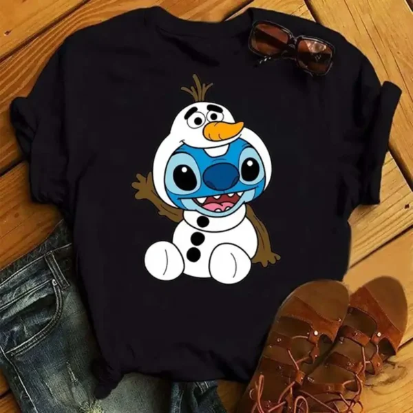 camiseta stitch olaf