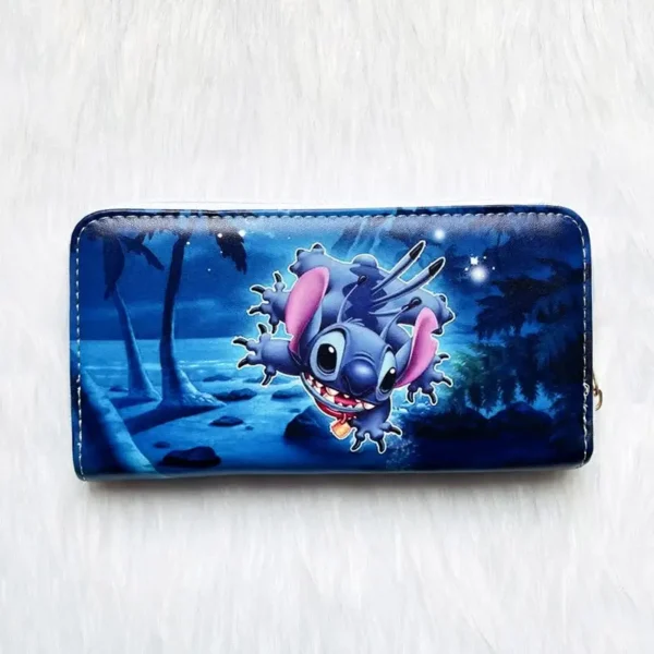 cartera stitch azul