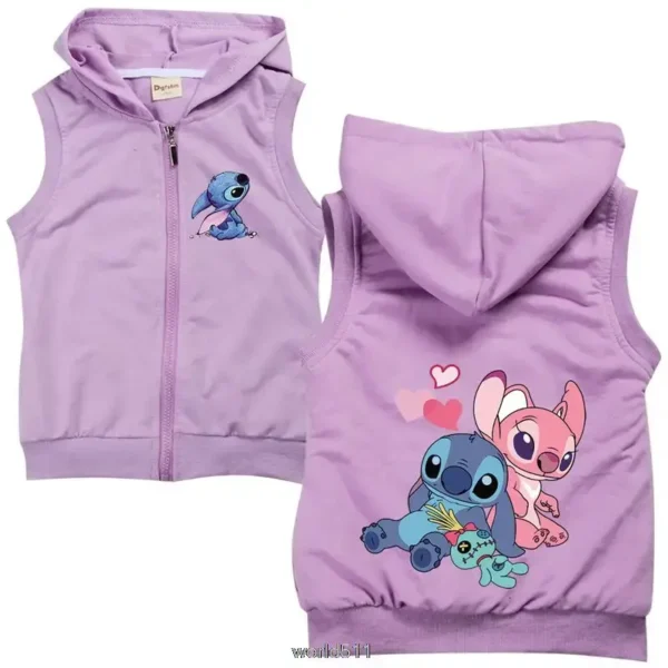 chaleco sin mangas stitch