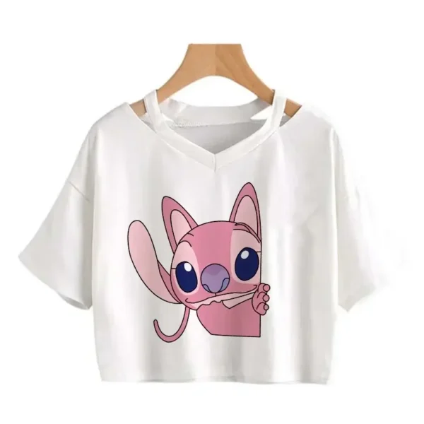 crop top stitch angel