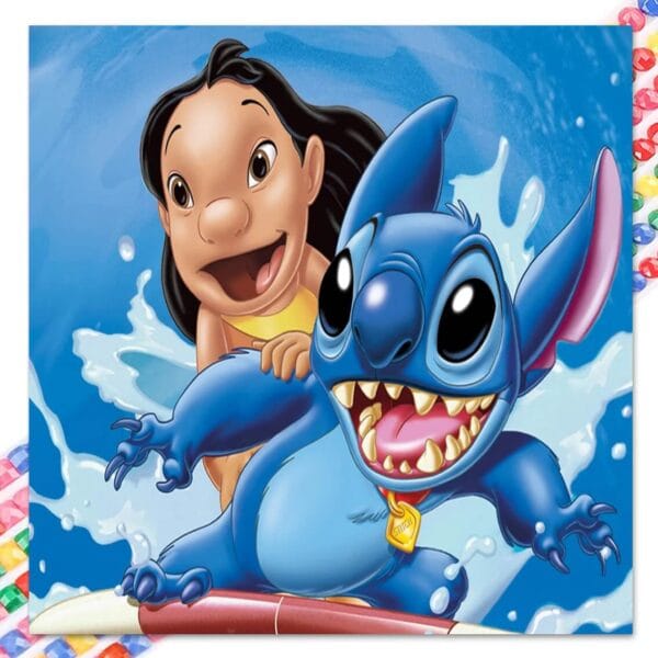 diamond painting lilo y stitch surf
