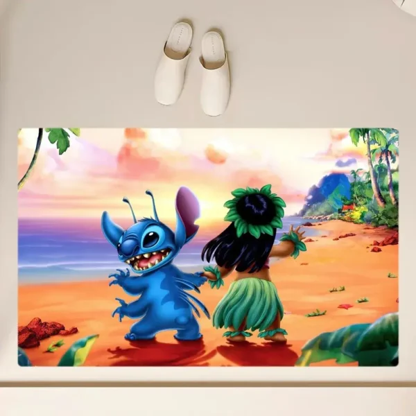 felpudo lilo y stitch aloha