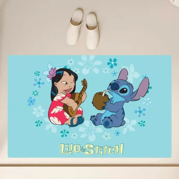 felpudo lilo y stitch ohana
