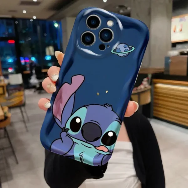funda iphone stitch azul