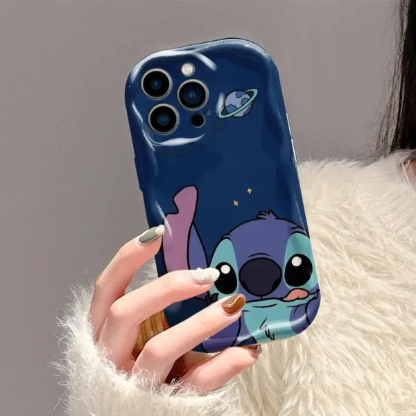 funda iphone stitch azul