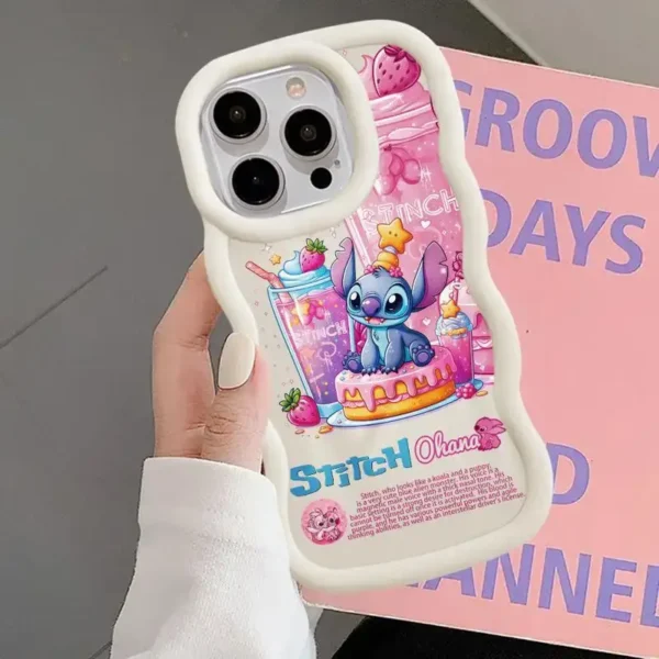 funda iphone stitch blanco