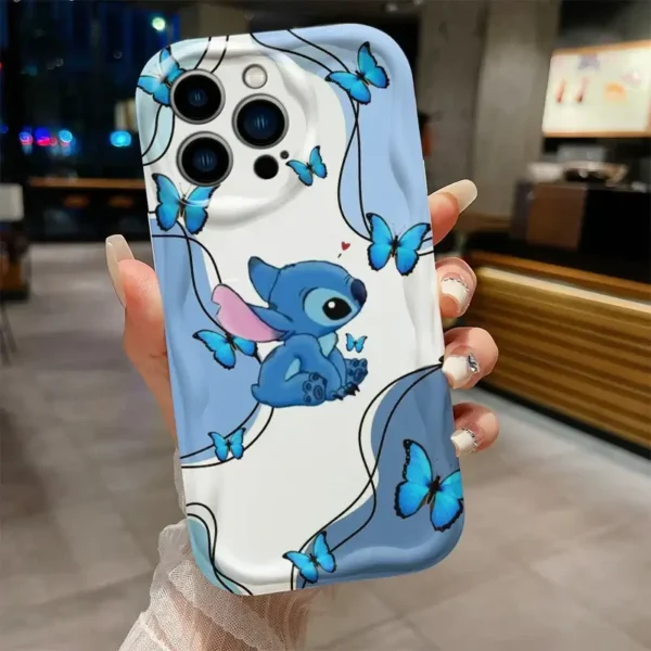 funda iphone stitch con mariposa