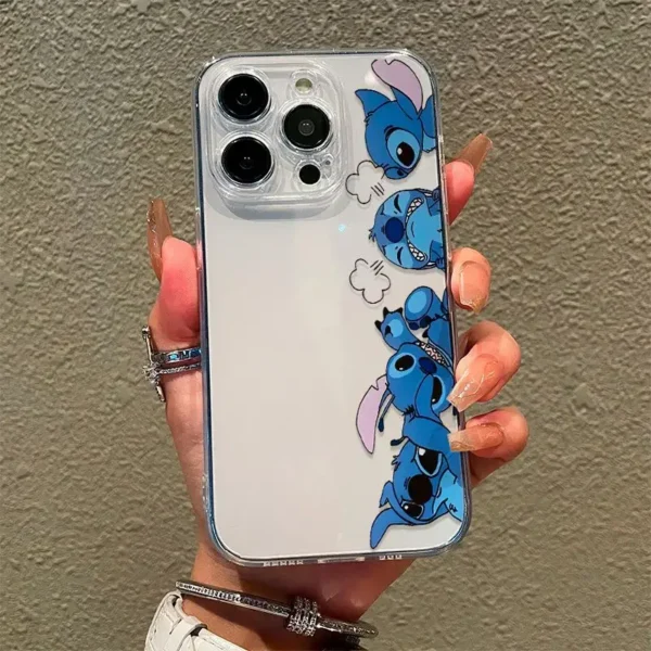 funda iphone stitch transparente