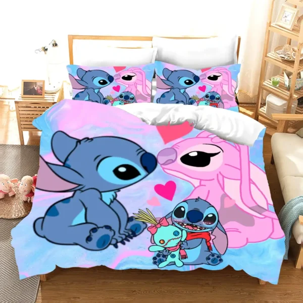 funda nordica stitch enamorado