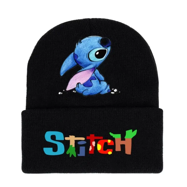 gorro stitch sentado