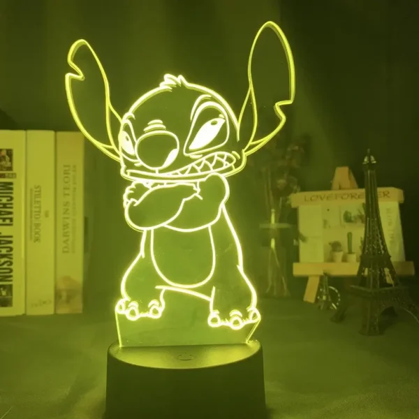 lampara de stitch disney