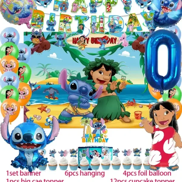 lilo y stitch kit cumpleaños