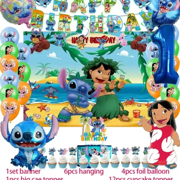 lilo y stitch kit cumpleaños