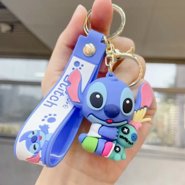 llavero 3D stitch scrump