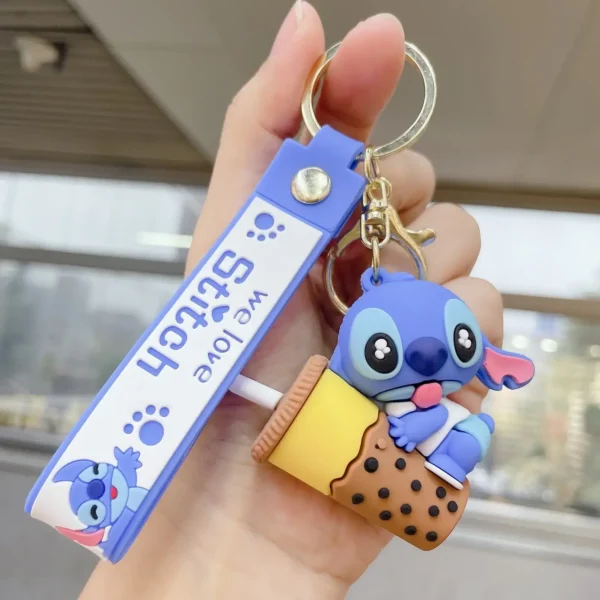 llavero stitch 3D bubble tea