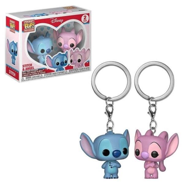 llavero stitch angel