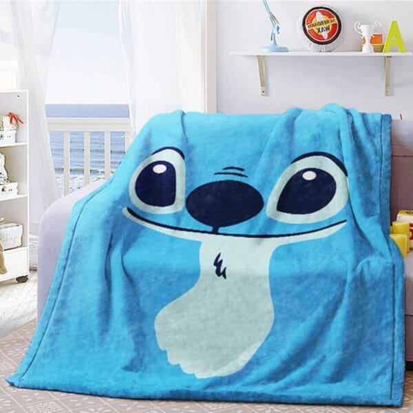 manta stitch azul