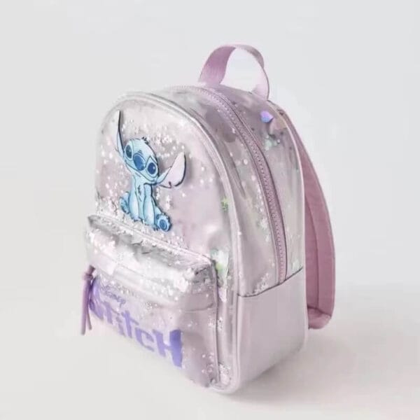 mochila stitch rosa