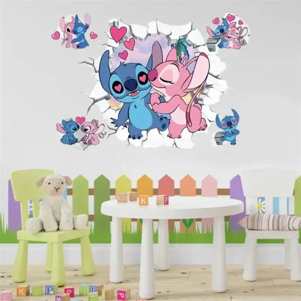 pegatina stitch angel