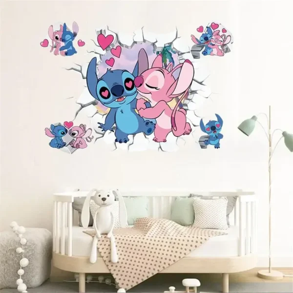 pegatina stitch angel