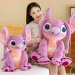 peluche stitch rosa grande
