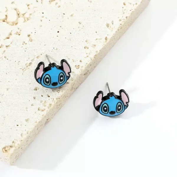 pendientes infantiles stitch
