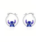 pendientes plata stitch