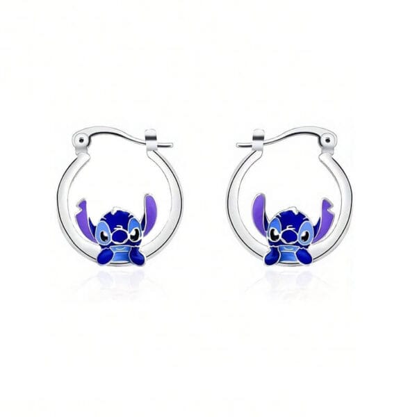 pendientes plata stitch
